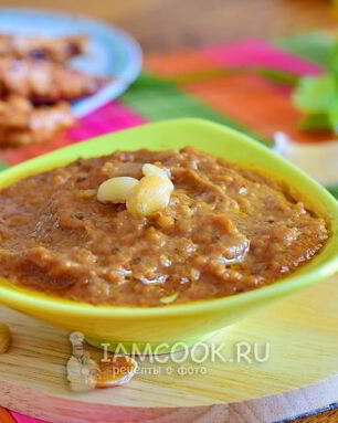 Арахисовый соус к мясу