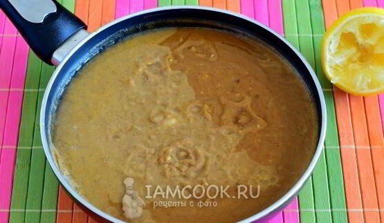 арахисовый соус к мясу