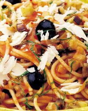 Острый баклажановый соус для пасты