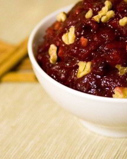 Рецепт соуса из клюквы