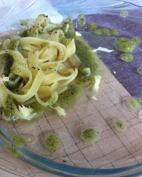 Паста с соусом песто
