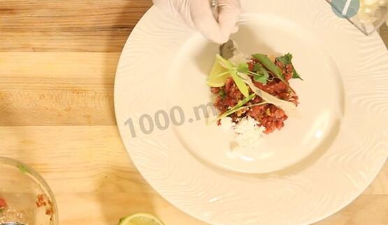 тартар из говядины