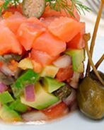 Тартар из лосося