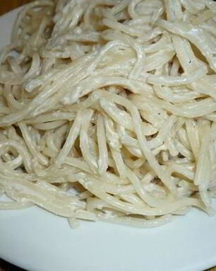 Сырный соус для спагетти