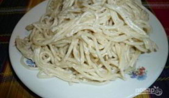 сырный соус для спагетти