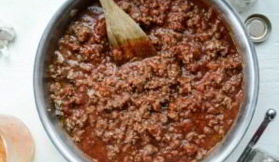 томатный соус с фаршем