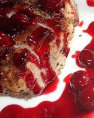 Вишневый соус с петрушкой к мясу