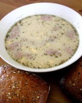 Белый борщ польский