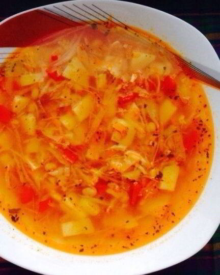 Рецепт борща из куриного филе