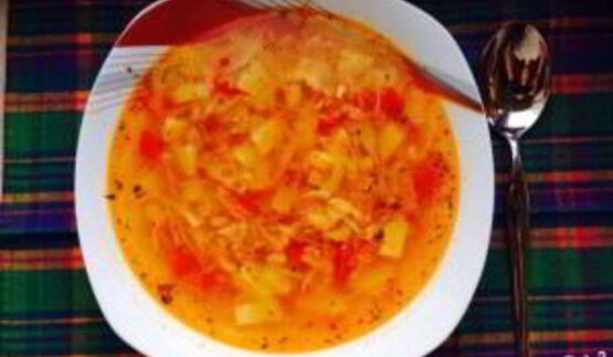 борщ из куриного филе