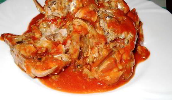 борщ постный с килькой и грушами