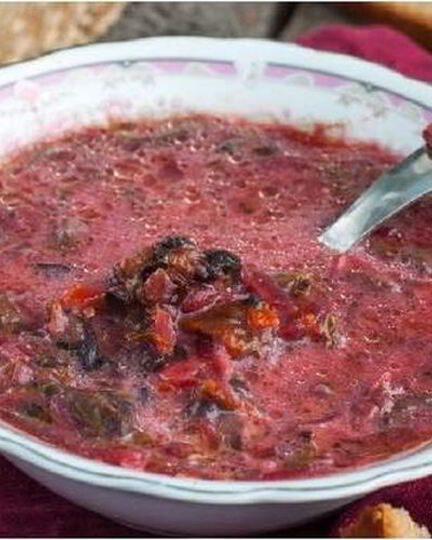 Рецепт борща с черносливом