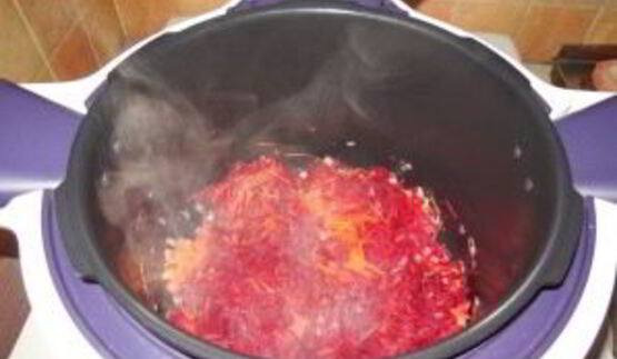 борщ с фасолью и мясом