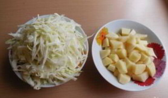 борщ с фасолью и мясом