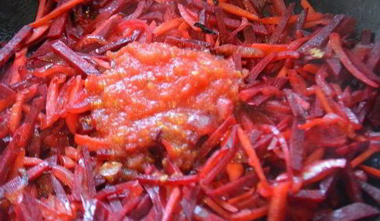 борщ с фрикадельками