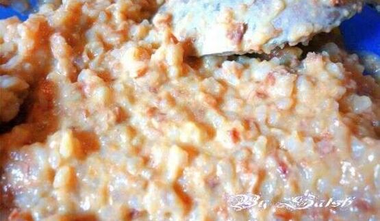 борщ с галушкой