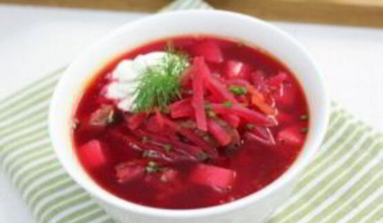 борщ с говядиной