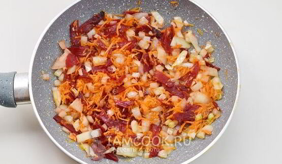 борщ с грибами