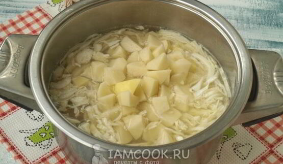 борщ с курицей и фасолью