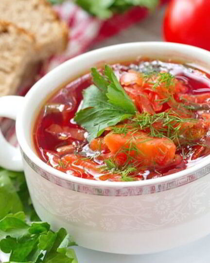 Рецепт борща с курицей в мультиварке