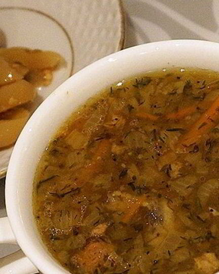 Рецепт борща с тушенкой и гречкой