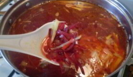 борщ с уткой