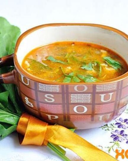 Рецепт борща с яйцом и со щавелем