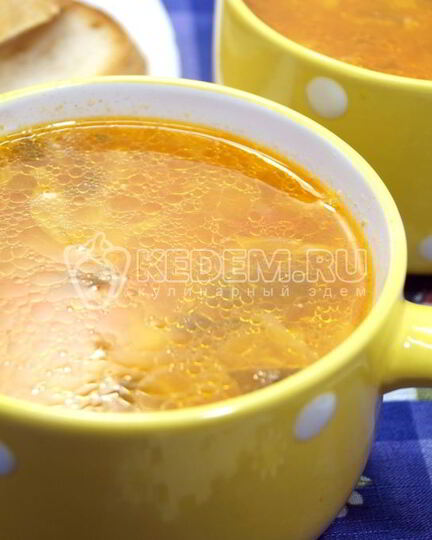 Рецепт борща со щавелем и овощами