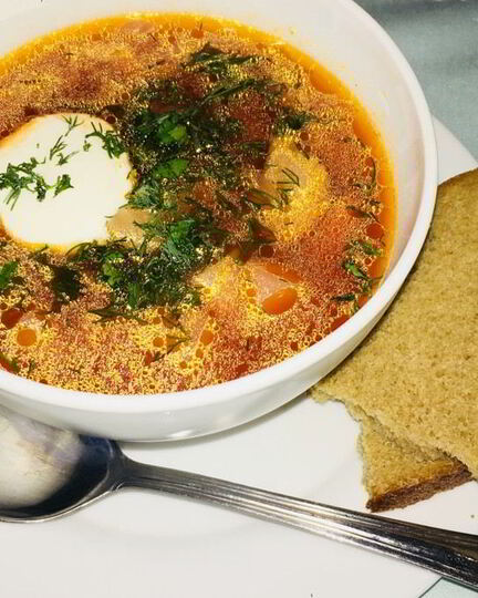 Рецепт красного борща из индейки