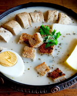 Польский белый борщ