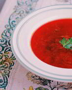 Вегетарианский борщ с капустой