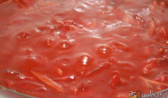 вкусный борщ на домашней курице