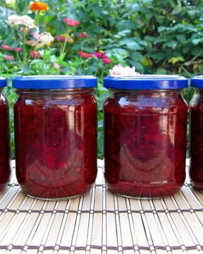 Заправка для борща на зиму с яблоками и болгарским перцем