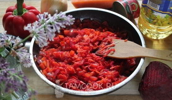 зажарка для борща
