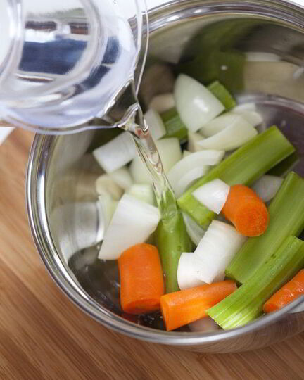 Рецепт детского овощной бульон