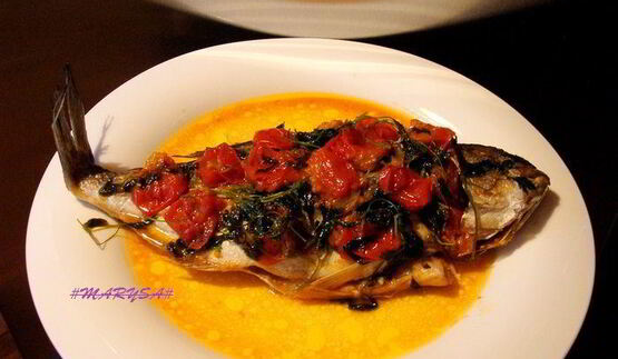 дорада в сумасшедшем бульоне