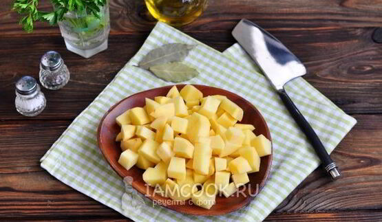 грибной суп на курином бульоне