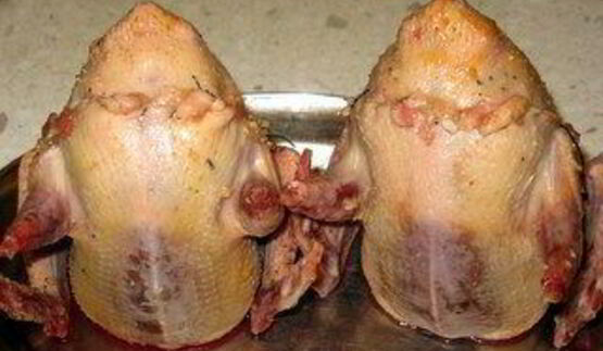 каппеллетти в бульоне и фаршированные голуби