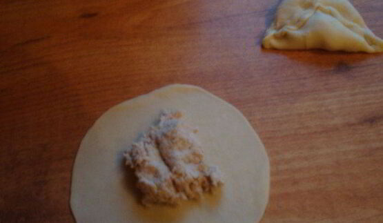 куриный бульон с креплах