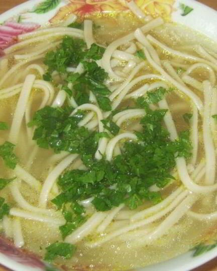 Рецепт куриного бульона с лапшой