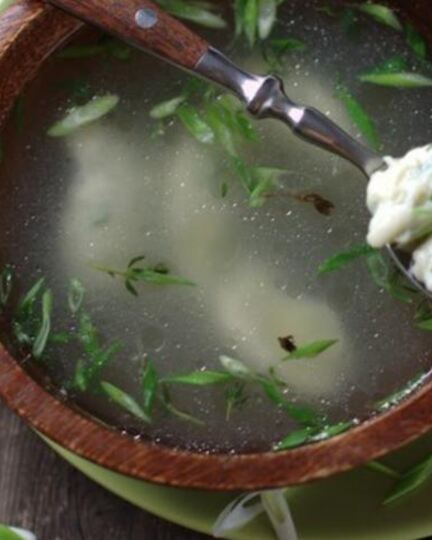 Рецепт куриного бульона с заварными клецками