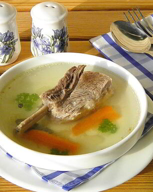 Мясной бульон в мультиварке