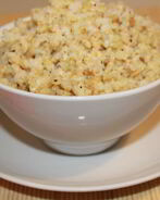 Пшеничная каша на курином бульоне