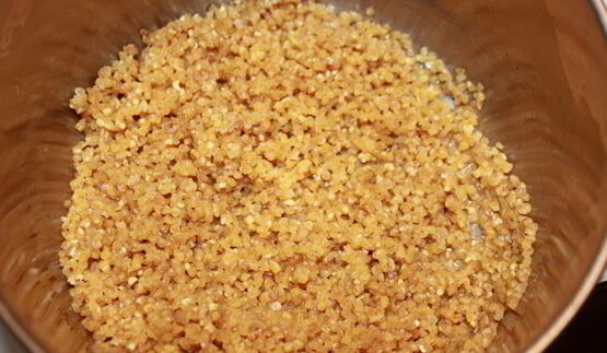 пшеничная каша на курином бульоне