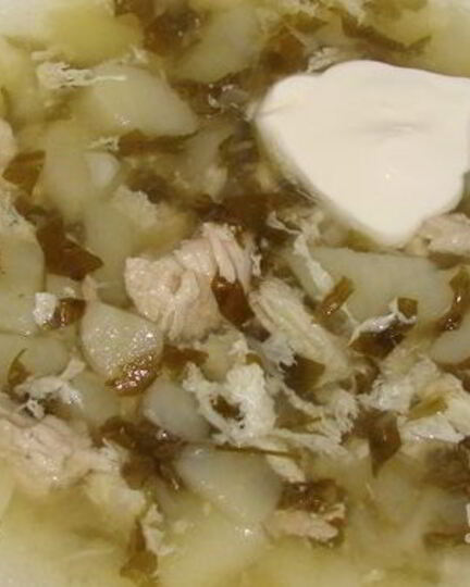Рецепт щавеля ны куринома бульоне
