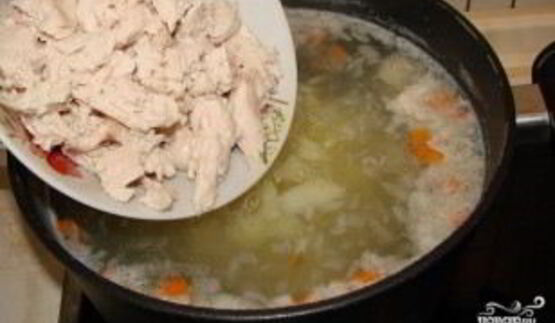 щавель на курином бульоне