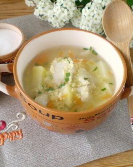 Рецепт супа на рыбном бульоне