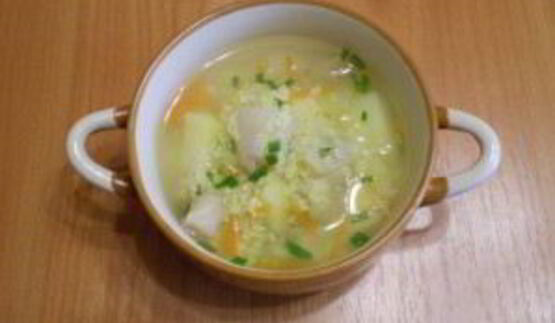 суп на рыбном бульоне