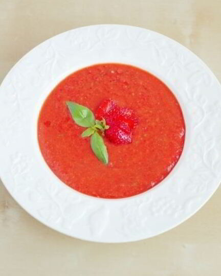 Рецепт гаспачо с клубникой