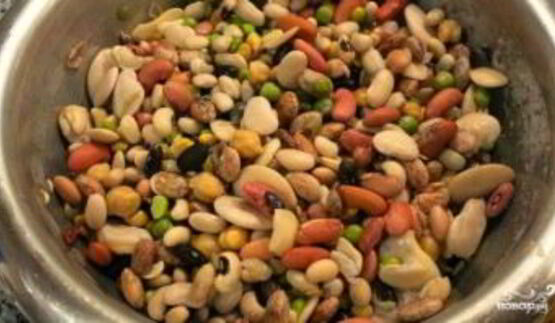 гороховый суп из свиной рульки